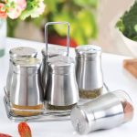 ست ادویه پاش استیل ۶ عددی